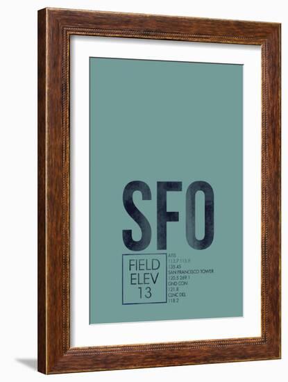 SFO ATC-08 Left-Framed Giclee Print