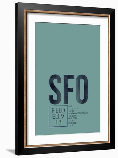 SFO ATC-08 Left-Framed Giclee Print