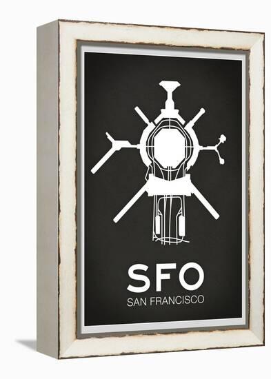 SFO San Francisco Airport-null-Framed Stretched Canvas