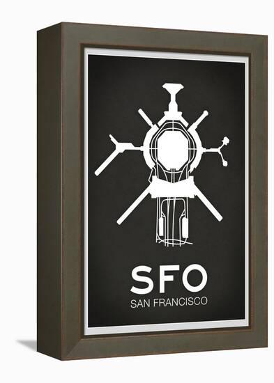 SFO San Francisco Airport-null-Framed Stretched Canvas