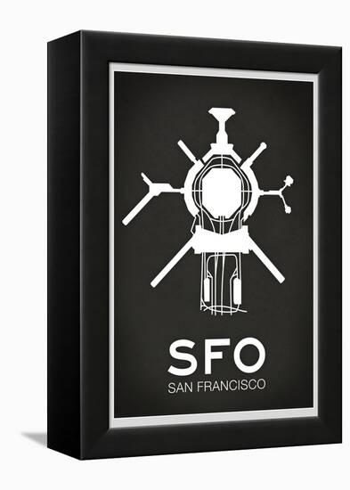 SFO San Francisco Airport-null-Framed Stretched Canvas