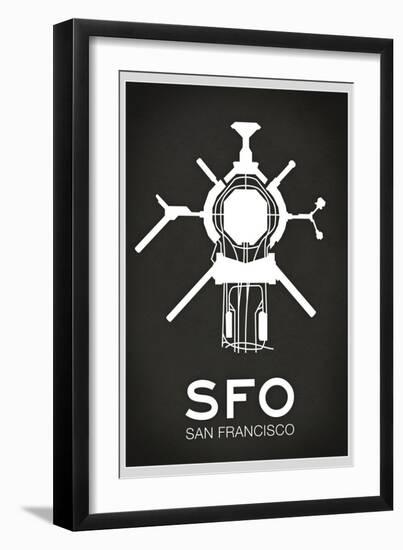 SFO San Francisco Airport-null-Framed Art Print