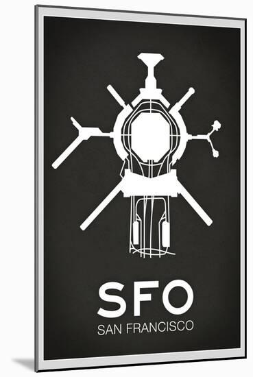 SFO San Francisco Airport-null-Mounted Art Print