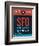 SFO San Francisco Luggage Tag 2-NaxArt-Framed Art Print