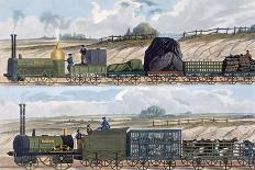 'Coloured view of the Liverpool & Manchester Railway', 1832-1833-SG Hughes-Giclee Print