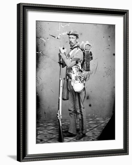 Sgt. Joseph Dore, 7th N.Y.S.M., c.1865-null-Framed Photo