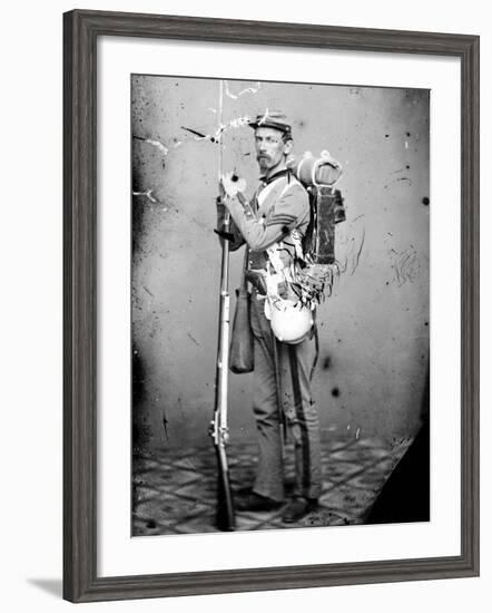 Sgt. Joseph Dore, 7th N.Y.S.M., c.1865-null-Framed Photo