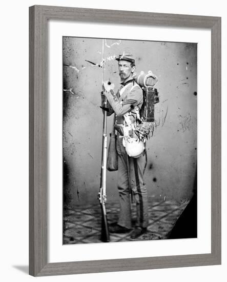 Sgt. Joseph Dore, 7th N.Y.S.M., c.1865-null-Framed Photo