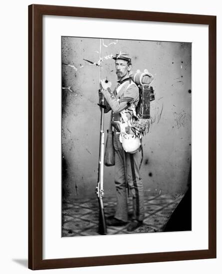 Sgt. Joseph Dore, 7th N.Y.S.M., c.1865-null-Framed Photo