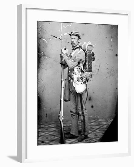 Sgt. Joseph Dore, 7th N.Y.S.M., c.1865-null-Framed Photo