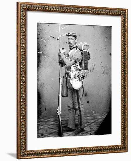 Sgt. Joseph Dore, 7th N.Y.S.M., c.1865-null-Framed Photo