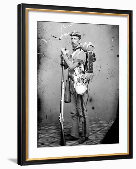 Sgt. Joseph Dore, 7th N.Y.S.M., c.1865--Framed Photo