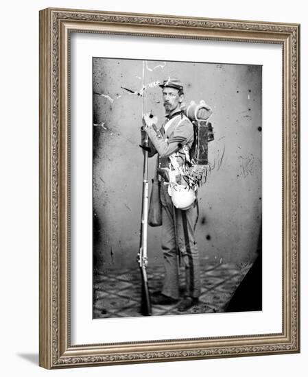 Sgt. Joseph Dore, 7th N.Y.S.M., c.1865-null-Framed Photo