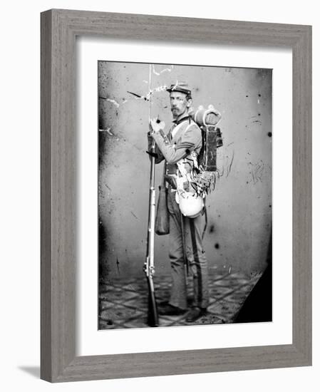 Sgt. Joseph Dore, 7th N.Y.S.M., c.1865-null-Framed Photo