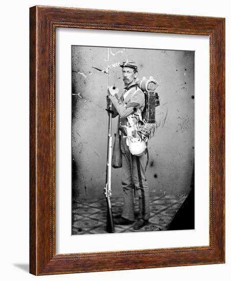 Sgt. Joseph Dore, 7th N.Y.S.M., c.1865-null-Framed Photo