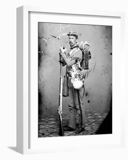 Sgt. Joseph Dore, 7th N.Y.S.M., c.1865-null-Framed Photo