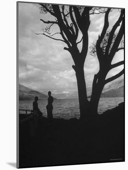 Sgt. Vincent Cafarella and Red Cross Worker Alice Sunbarger on Famous Banks of Lock Lomond-Hans Wild-Mounted Photographic Print