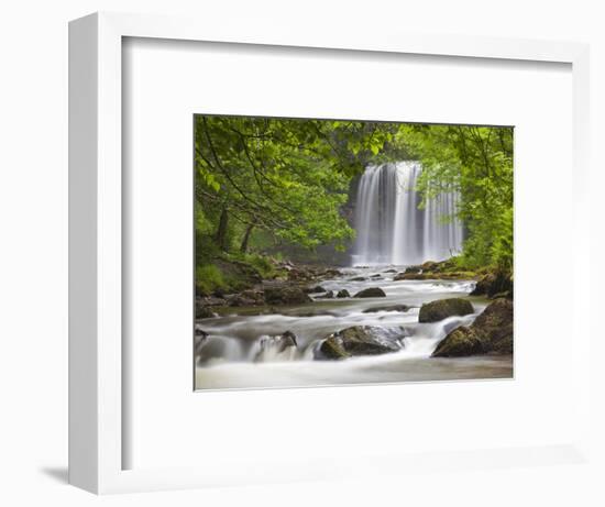 Sgwd yr Eira Waterfall, Brecon Beacons, Wales, United Kingdom, Europe-Billy Stock-Framed Photographic Print