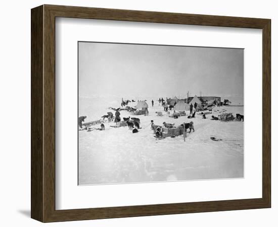 Shackleton's Base Camp on the Ross Ice Shelf-null-Framed Photographic Print