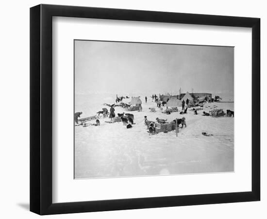 Shackleton's Base Camp on the Ross Ice Shelf-null-Framed Photographic Print