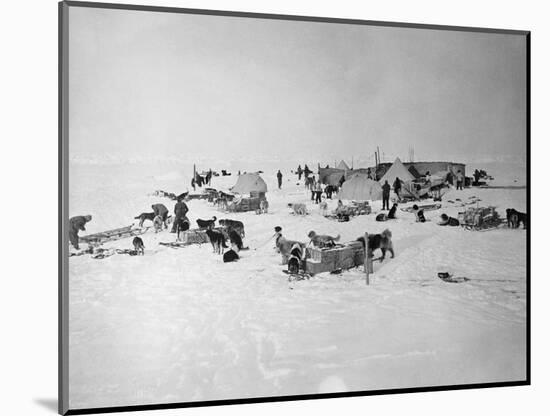 Shackleton's Base Camp on the Ross Ice Shelf-null-Mounted Photographic Print