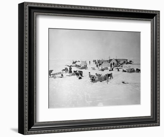 Shackleton's Base Camp on the Ross Ice Shelf-null-Framed Photographic Print