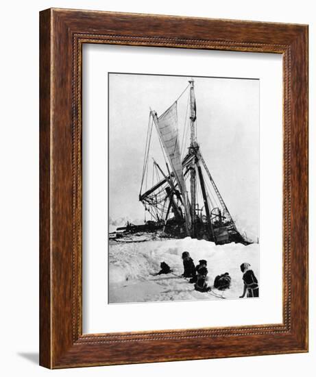 Shackleton's "Endurance-null-Framed Photographic Print