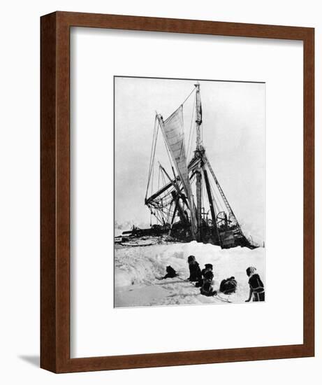 Shackleton's "Endurance-null-Framed Photographic Print