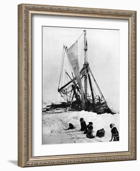 Shackleton's "Endurance-null-Framed Photographic Print