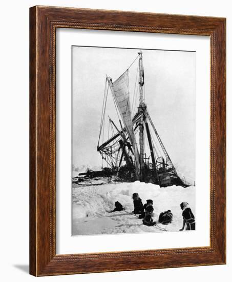 Shackleton's "Endurance-null-Framed Photographic Print