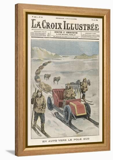 Shackleton's South Pole Car-null-Framed Stretched Canvas