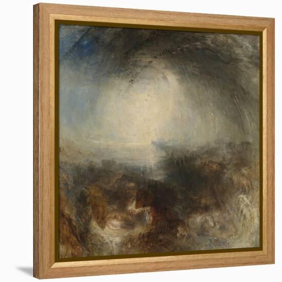 Shade and Darkness - the Evening of the Deluge-JMW Turner-Framed Premier Image Canvas