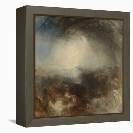 Shade and Darkness - the Evening of the Deluge-JMW Turner-Framed Premier Image Canvas
