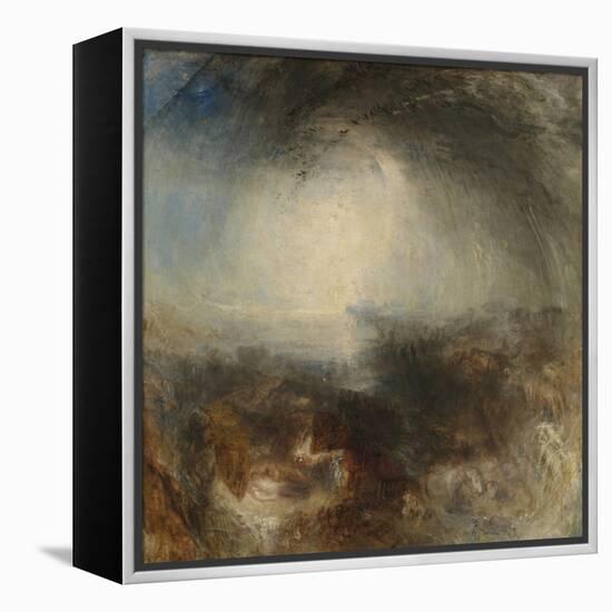 Shade and Darkness - the Evening of the Deluge-JMW Turner-Framed Premier Image Canvas