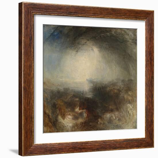 Shade and Darkness - the Evening of the Deluge-JMW Turner-Framed Giclee Print