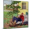 "Shade Tree", April 12, 1958-Richard Sargent-Mounted Giclee Print