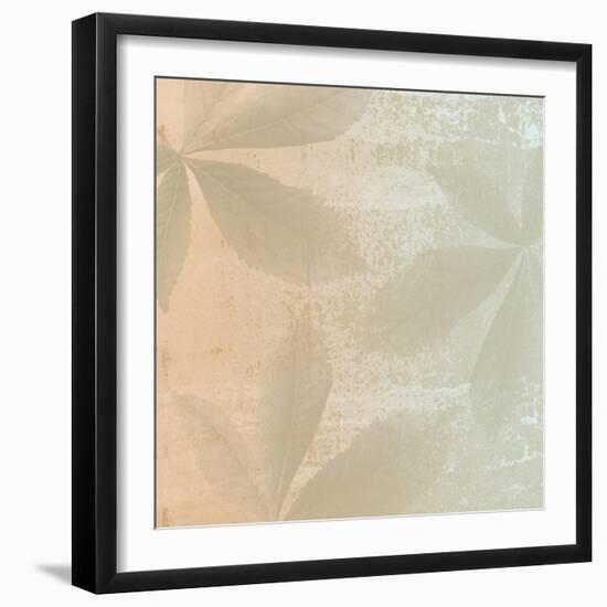 Shaded Leaves 1-Alonza Saunders-Framed Art Print