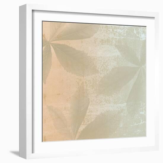 Shaded Leaves 1-Alonza Saunders-Framed Art Print