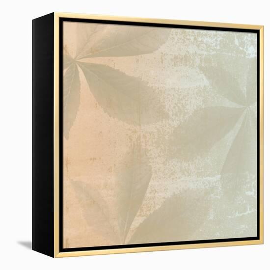 Shaded Leaves 1-Alonza Saunders-Framed Stretched Canvas