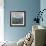 Shades of Blue II-Alexys Henry-Framed Giclee Print displayed on a wall