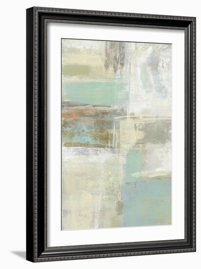 Shades of Celedon II-Silvia Vassileva-Framed Art Print