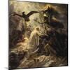 Shades of French Warriors Led into Odin's Palace by Victory, 1802-Anne-Louis Girodet de Roussy-Trioson-Mounted Giclee Print