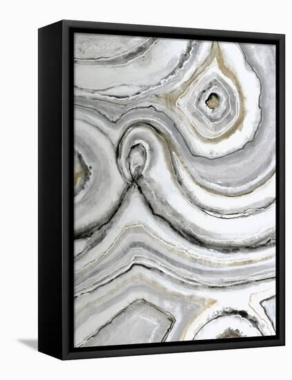 Shades of Gray I-Liz Jardine-Framed Stretched Canvas