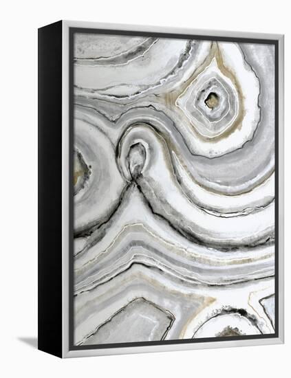 Shades of Gray I-Liz Jardine-Framed Stretched Canvas