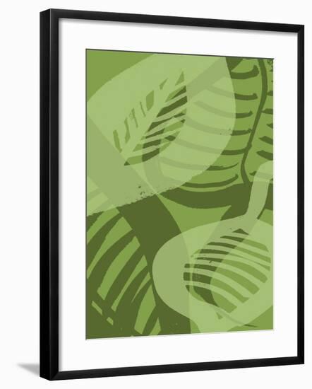 Shades of Green II-Alicia Ludwig-Framed Art Print