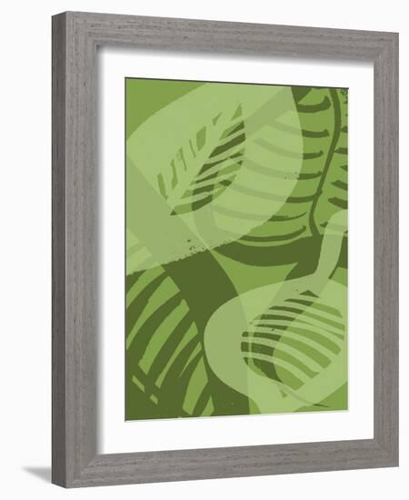 Shades of Green II-Alicia Ludwig-Framed Art Print