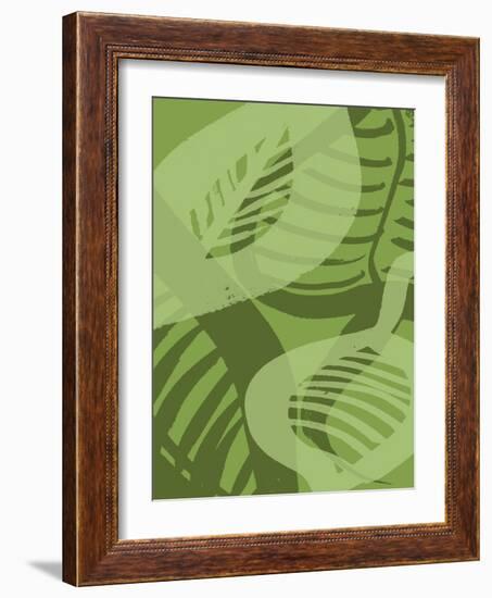 Shades of Green II-Alicia Ludwig-Framed Art Print