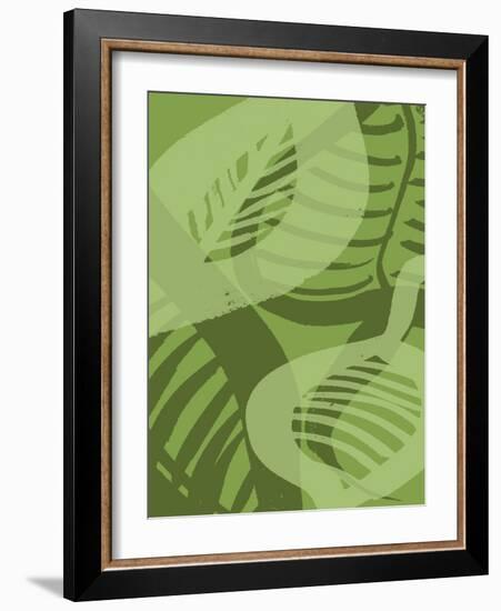 Shades of Green II-Alicia Ludwig-Framed Art Print