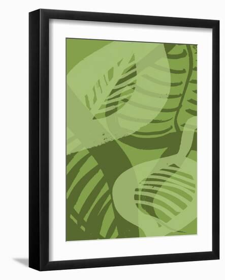 Shades of Green II-Alicia Ludwig-Framed Art Print