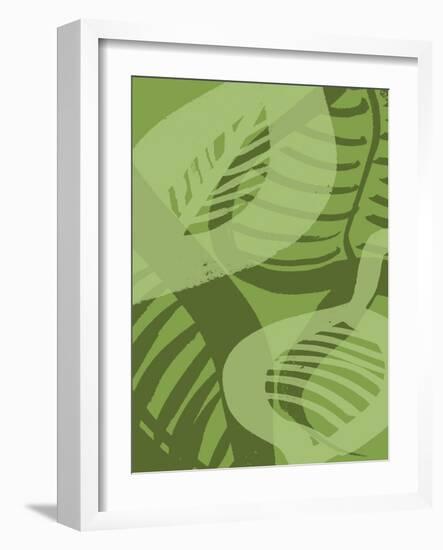 Shades of Green II-Alicia Ludwig-Framed Art Print